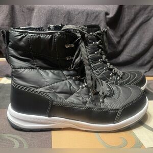 Weatherproof Men’s Lightweight Winter Sneaker Boot 10M Black EUC​